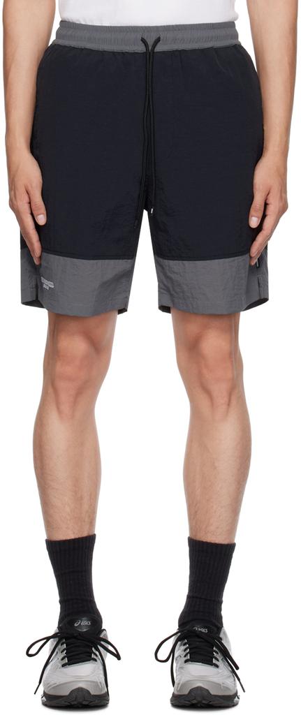 Neighborhood Black Paneled Swim Shorts