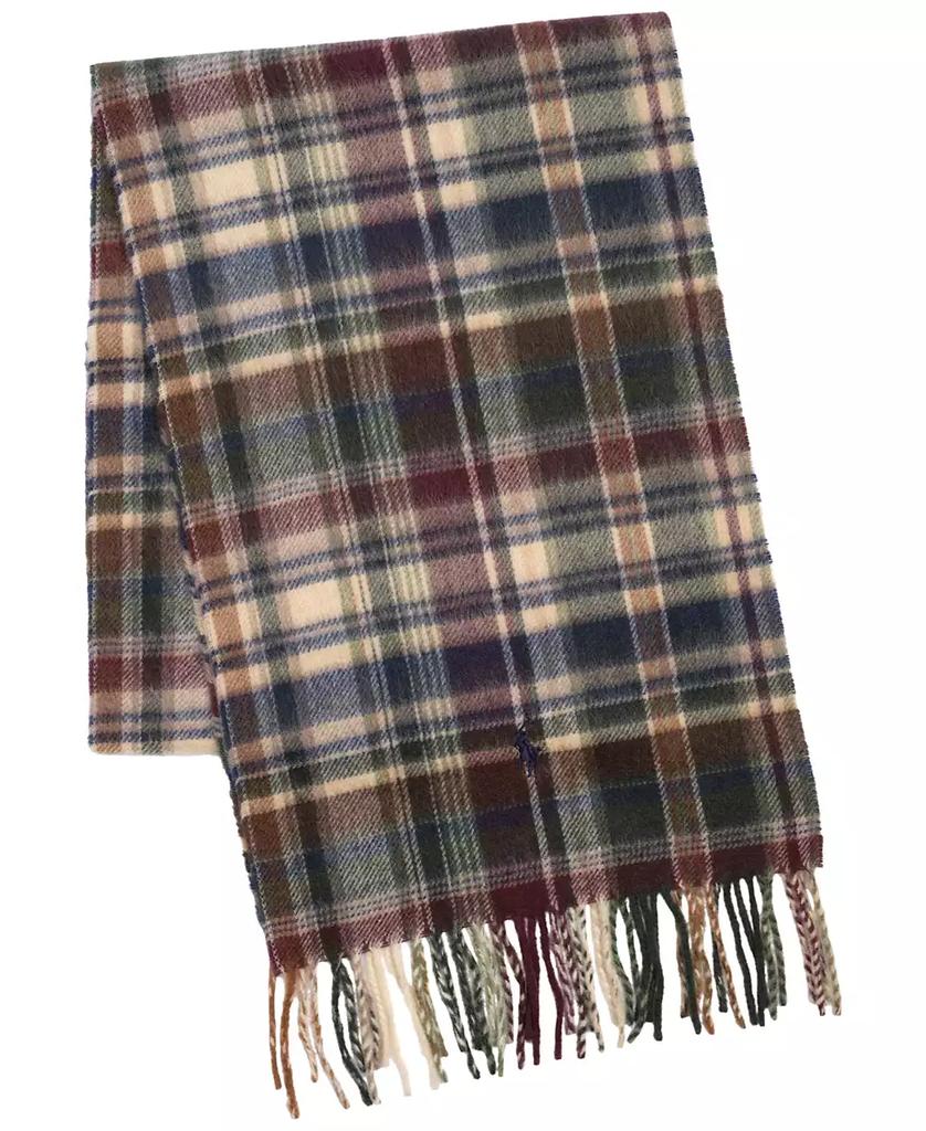 Ralph Lauren Men's Cashmere Blend Plaid Scarf