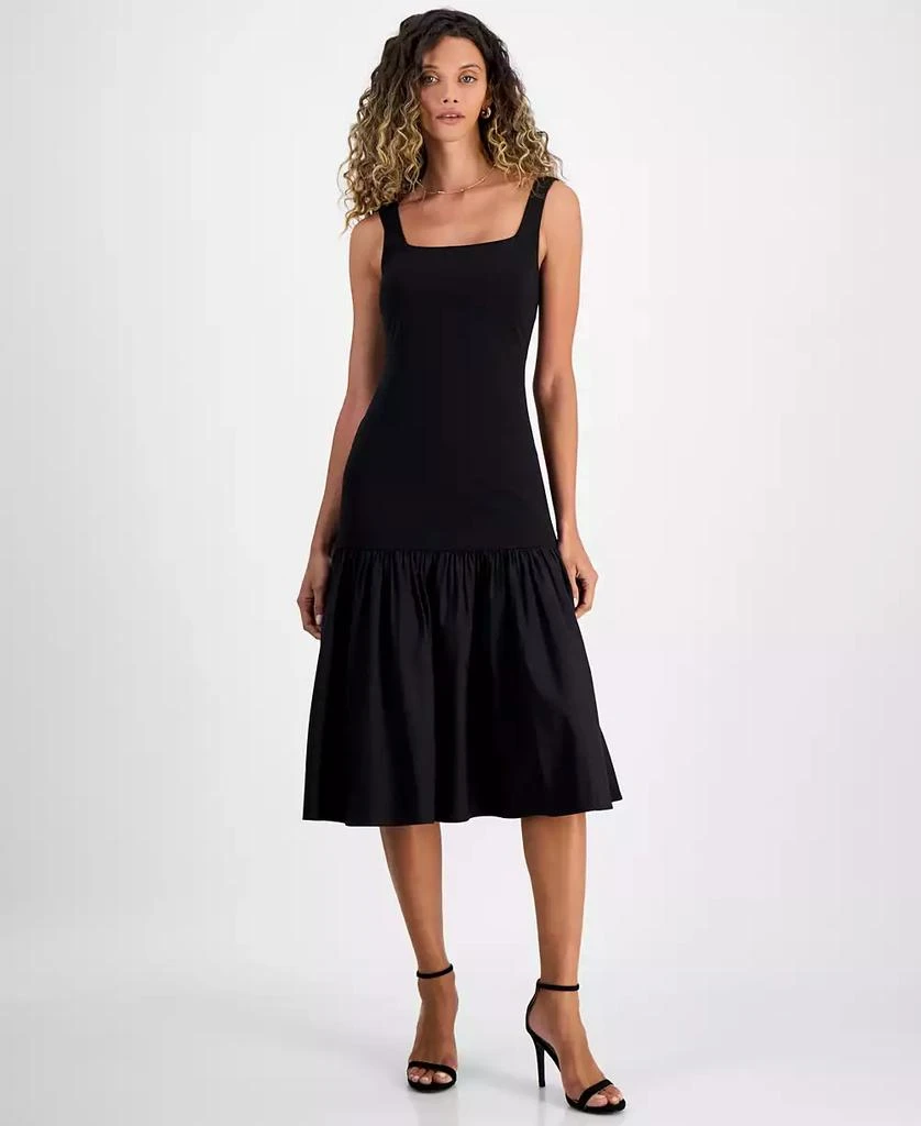 RACHEL Rachel Roy Women's Hollie Square-Neck Midi Dress 1