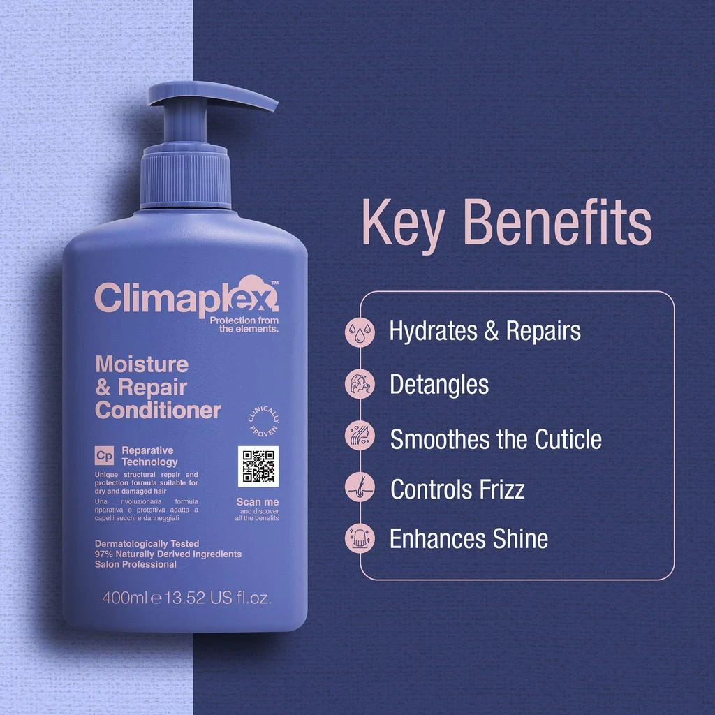 Climaplex Moisture and Repair Conditioner by  for Unisex - 13.52 oz Conditioner 2