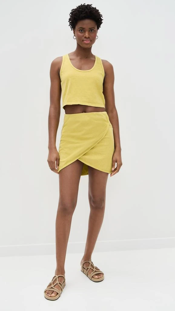 Les Tien Misty Mini Scallop Wrap Skirt 4
