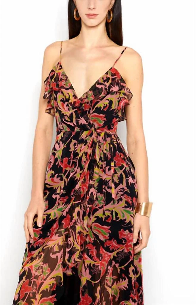 PRABAL GURUNG Prabal Gurung - Printed Ruffle Hem Dress 5