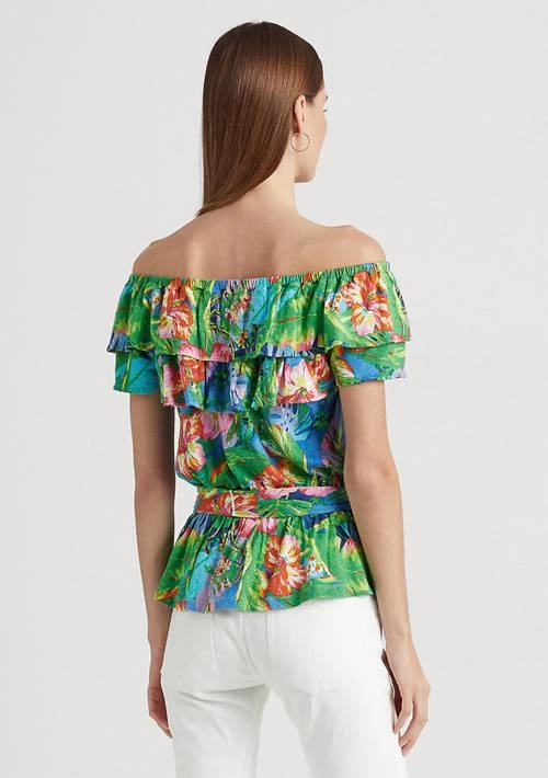 Ralph Lauren Ralph Lauren Floral Jersey Off The Shoulder Top 2