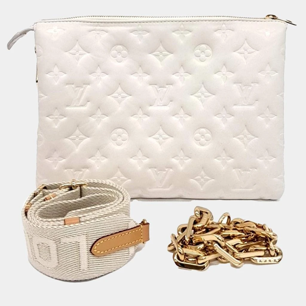 Louis Vuitton Louis Vuitton White Leather Cusant PM bag 1