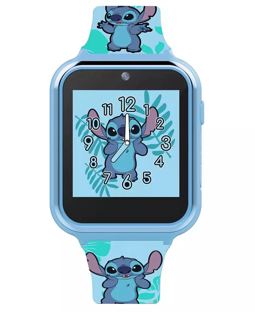 Disney Children's Stitch Blue Silicone Smart Watch 38mm 1