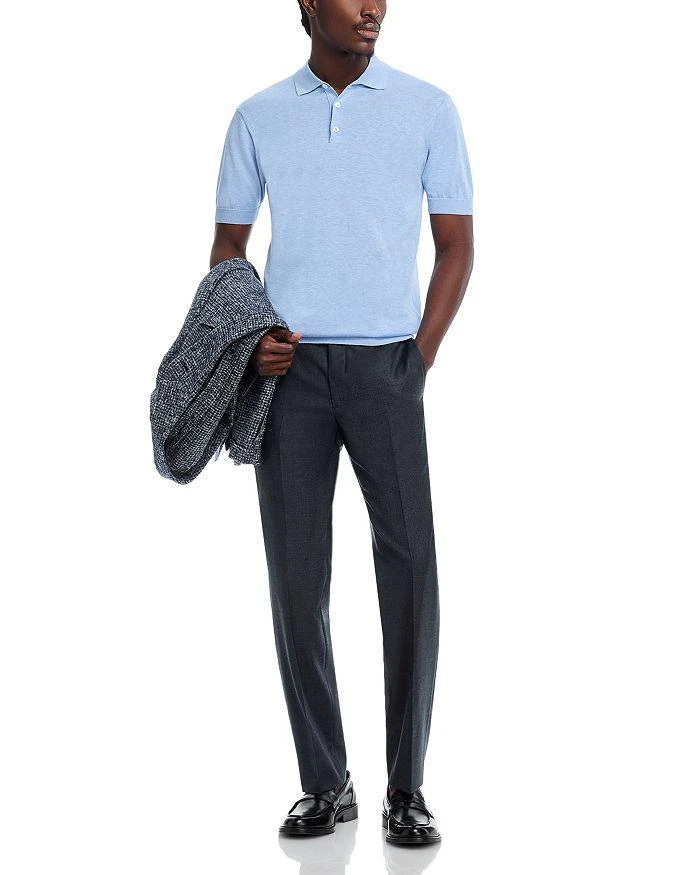 Jack Victor Cotton 
Silk Knit Polo Shirt 2