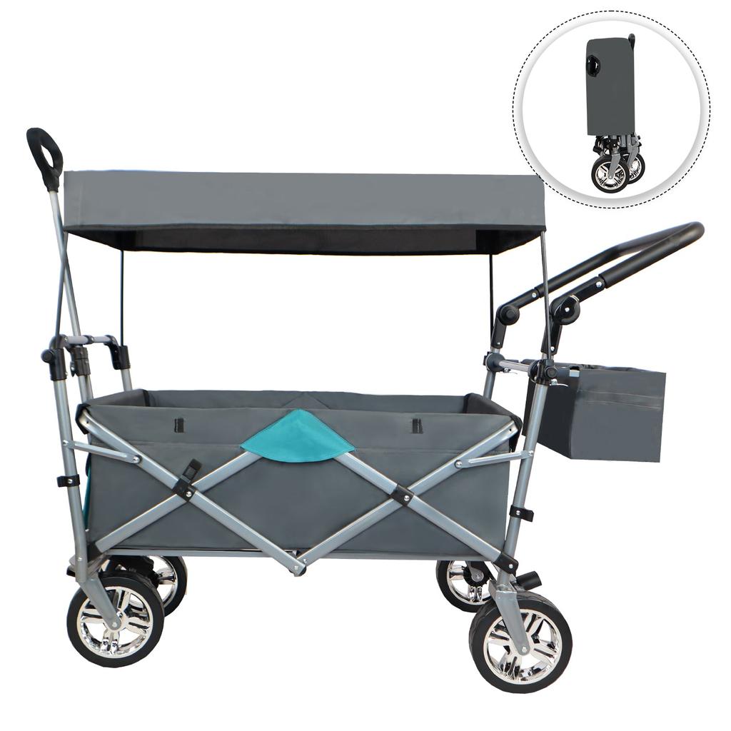 Simplie Fun Simplie Fun Collapsible Utility Wagon with Canopy