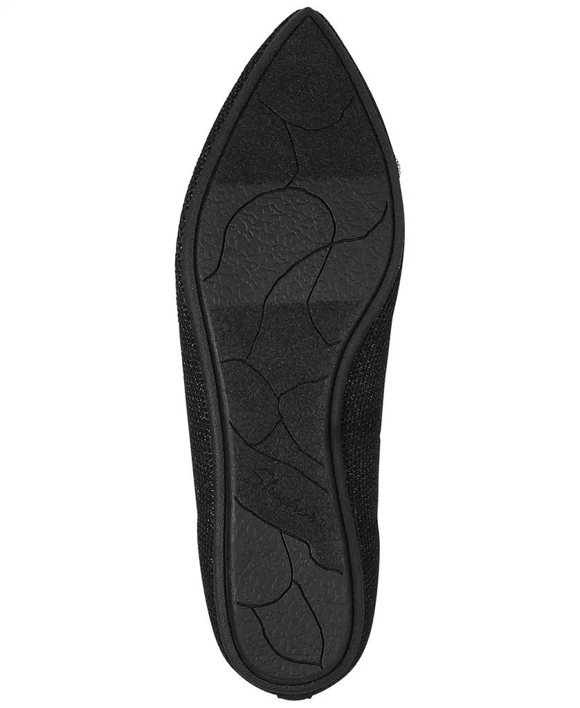 SKECHERS Women's Cleo Point Bow - Glitzy Haze Skimmer Flats from Finish Line 6