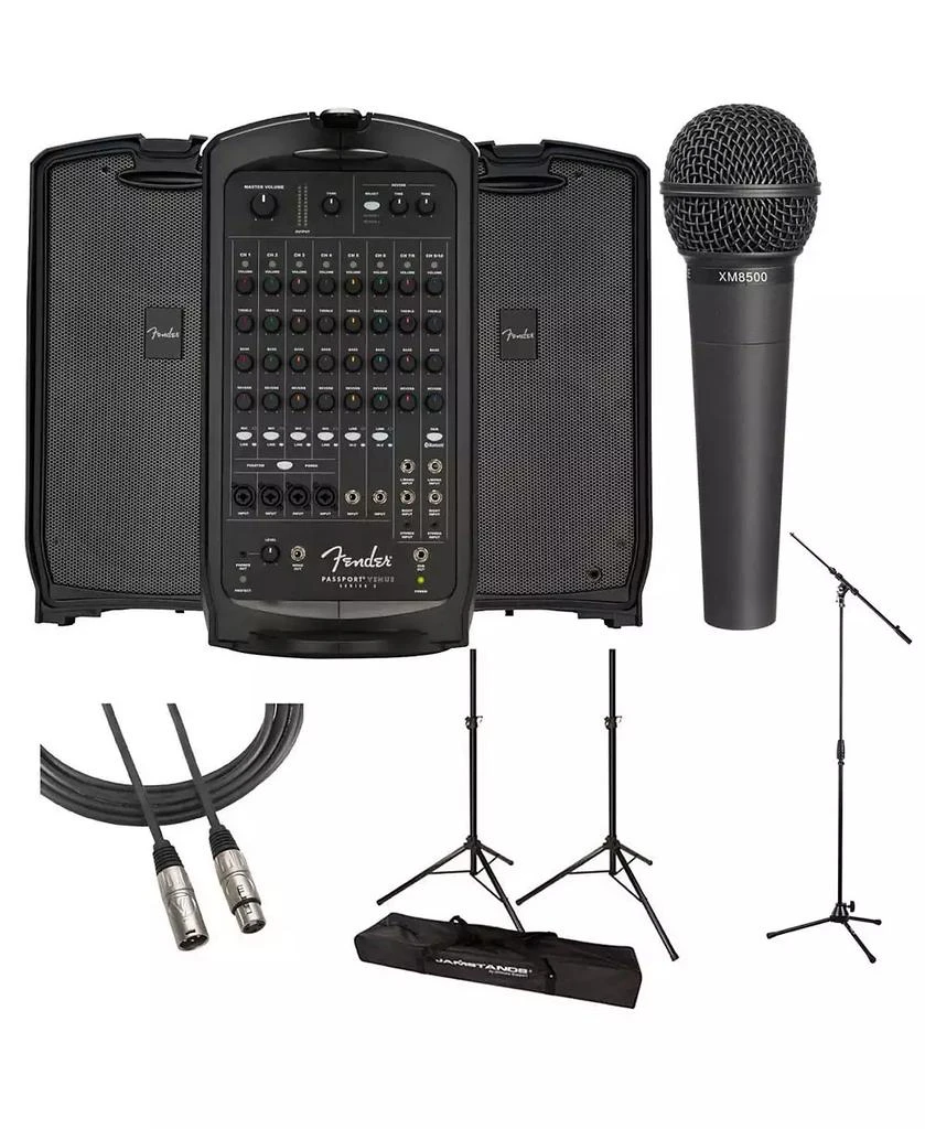 Fender Passport Venue Series 2 600W 10-Channel Portable PA System with Bluetooth