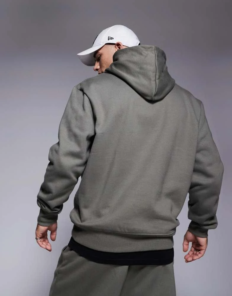 ASOS ASOS DESIGN premium heavyweight oversized hoodie 400gsm in khaki 3
