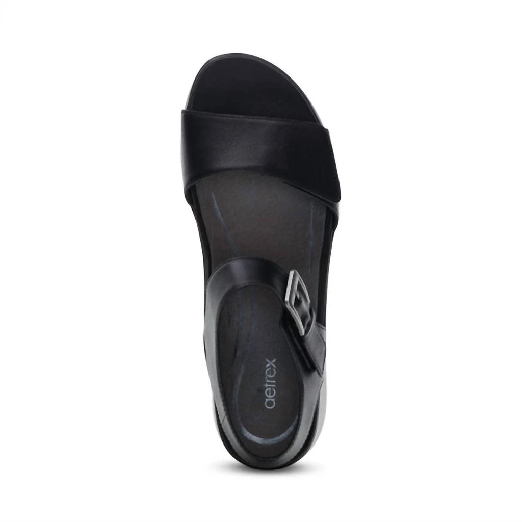 Aetrex Aetrex - Women
s Ariel Adjustable Quarter Strap Wedge 2