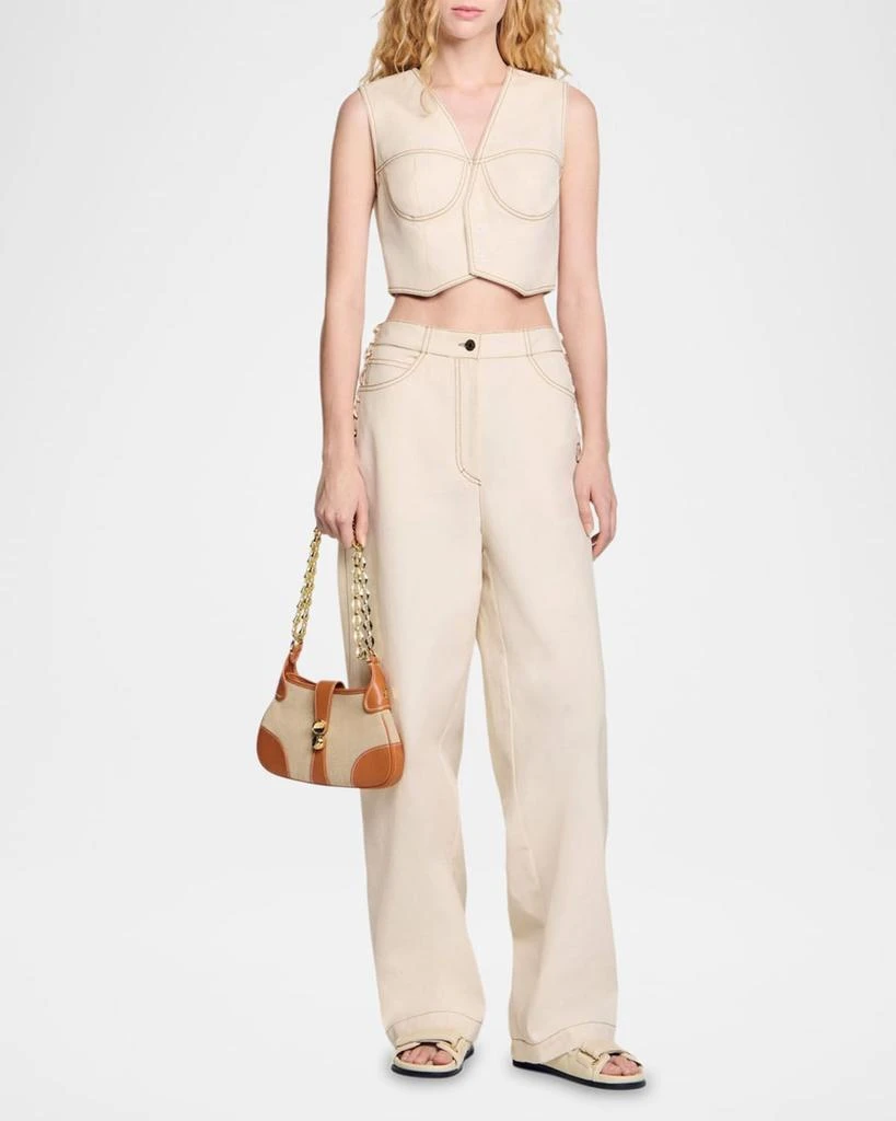 Sandro Leonie Sleeveless Top 2