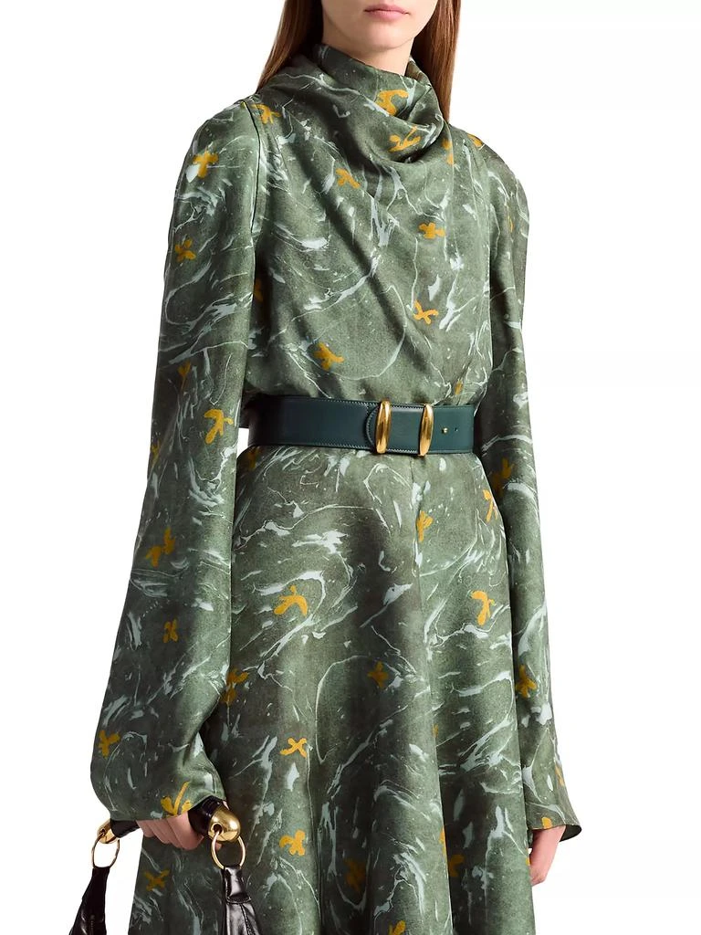 Altuzarra Cara Cowlneck Bird Print Top 5