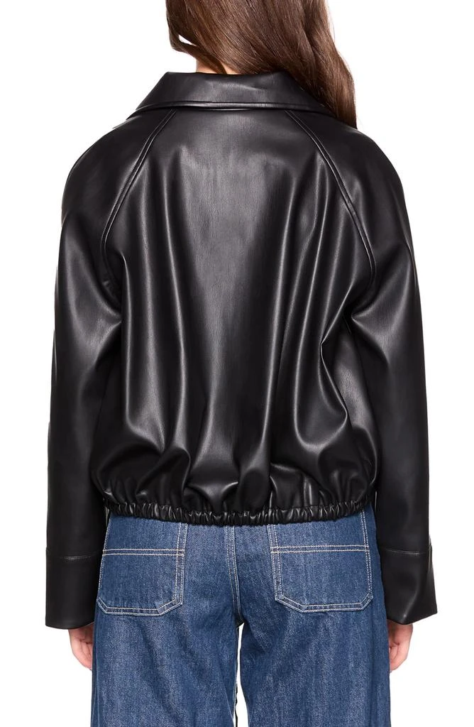Susana Monaco Faux Leather Full Zip Jacket 2