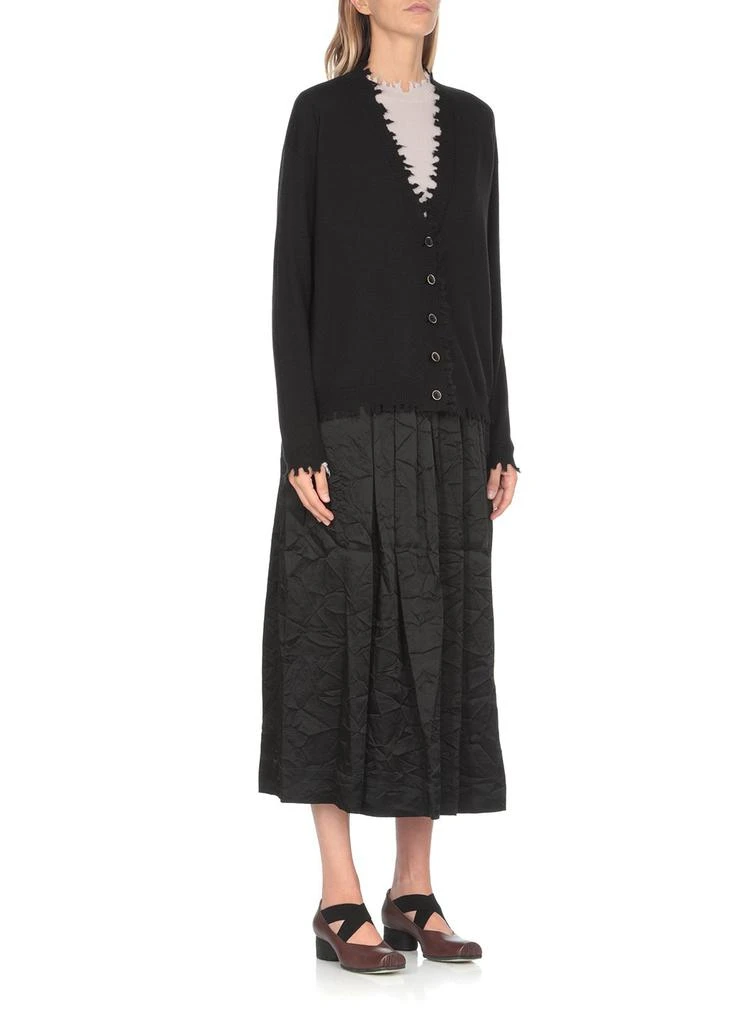 Uma Wang Uma Wang Raw-Cut V-Neck Cardigan 2