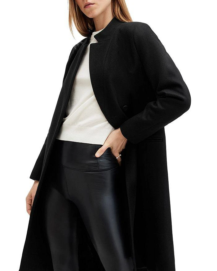 ALL SAINTS Sidney Wool Cashmere Blend Tailored Coat 4