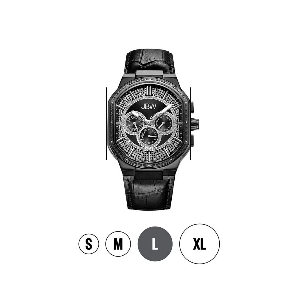 Jbw Men's Orion Diamond (1/8 ct.t.w.) Black Ion-Plated Stainless Steel Watch 4