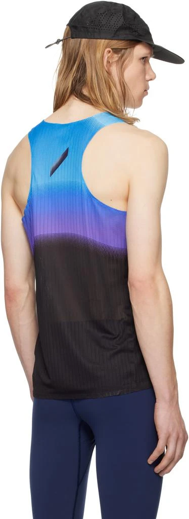 Soar Running Blue & Black Race Tank Top 3