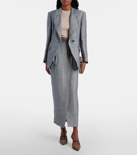 Brunello Cucinelli Hemp and linen blazer 2