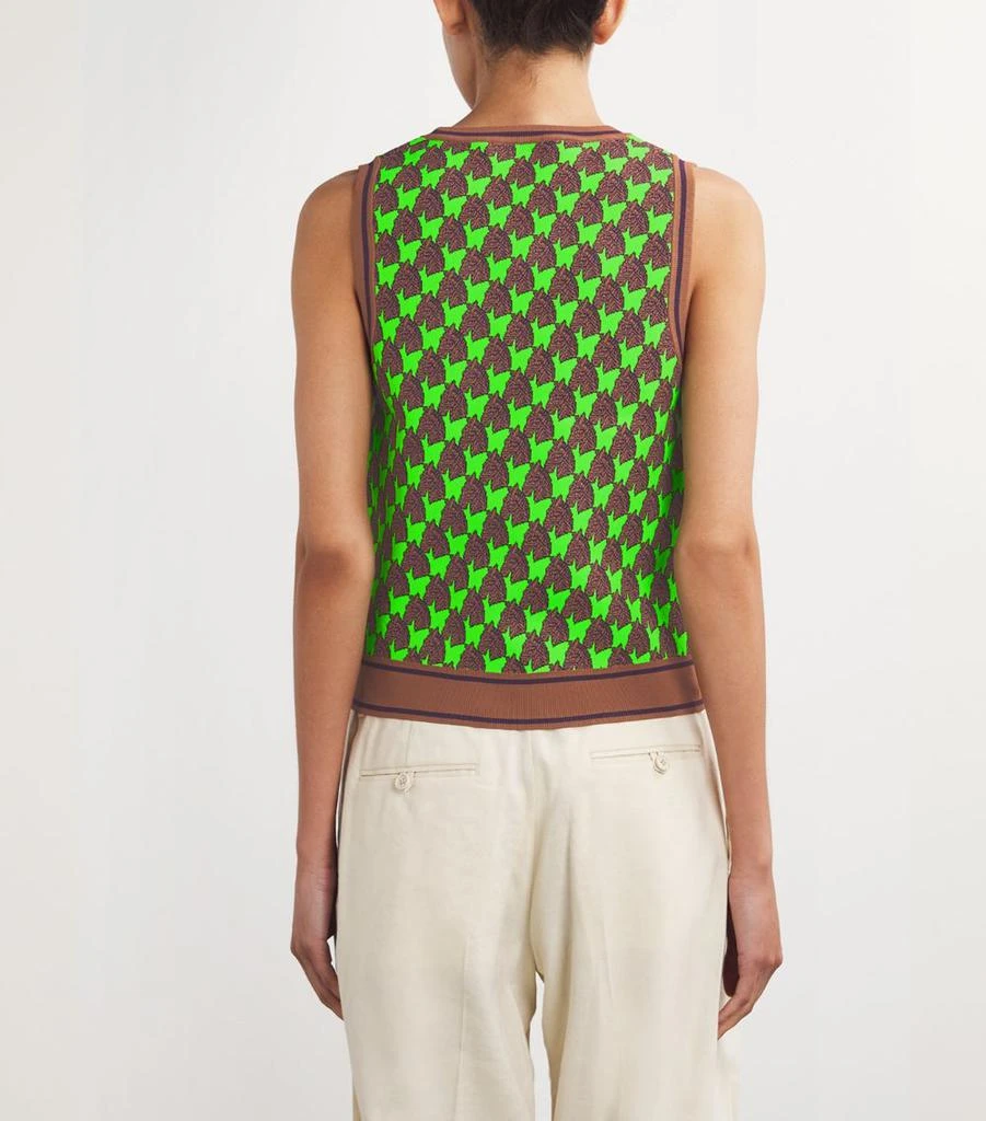 Tory Burch Jacquard Zebra Tank Top 4