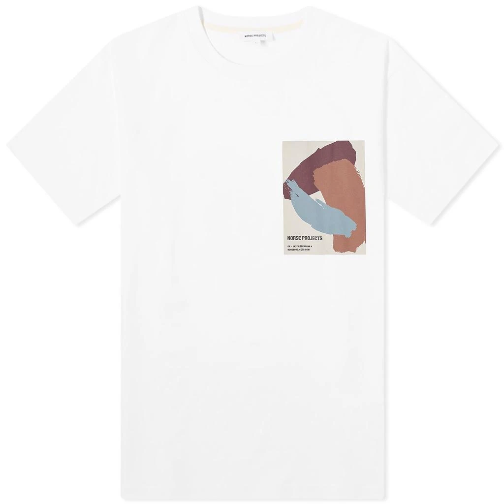 Norse Projects Norse Projects Simon Organic Brush Stroke Print T-Shirt 1