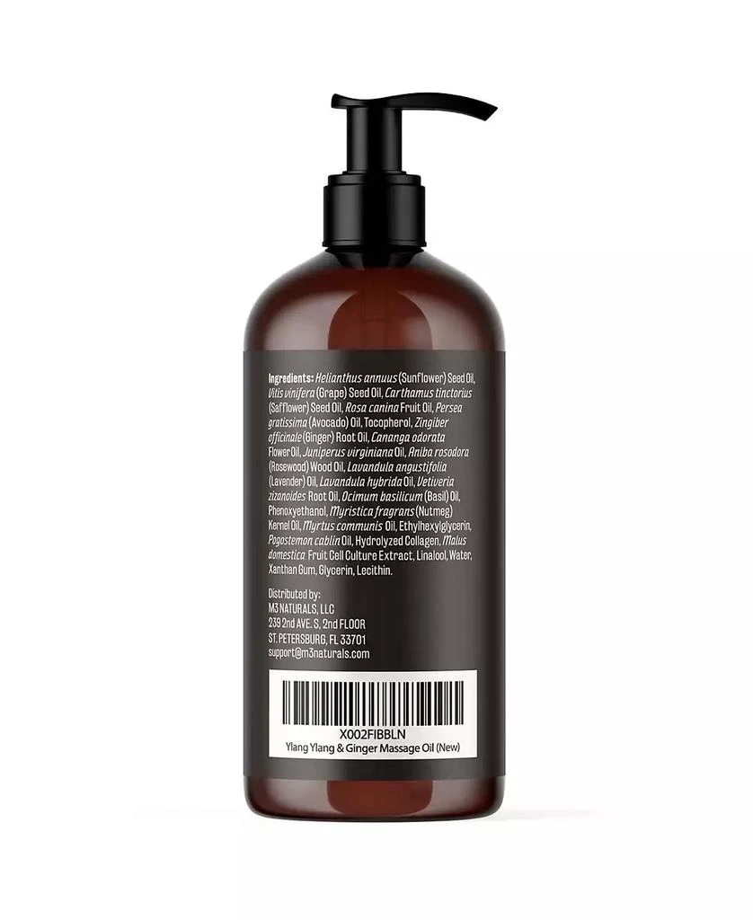 M3 Naturals - Ylang Ylang and Ginger Massage Lotion Infused with Collagen Stem Cell and Natural Essential Oils 8