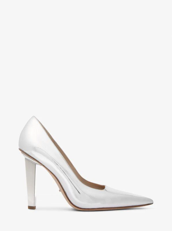 Michael Kors Halle Metallic Leather Pump 2