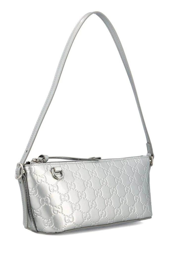 Gucci Gucci GG Emblem Metallic Small Shoulder Bag 3