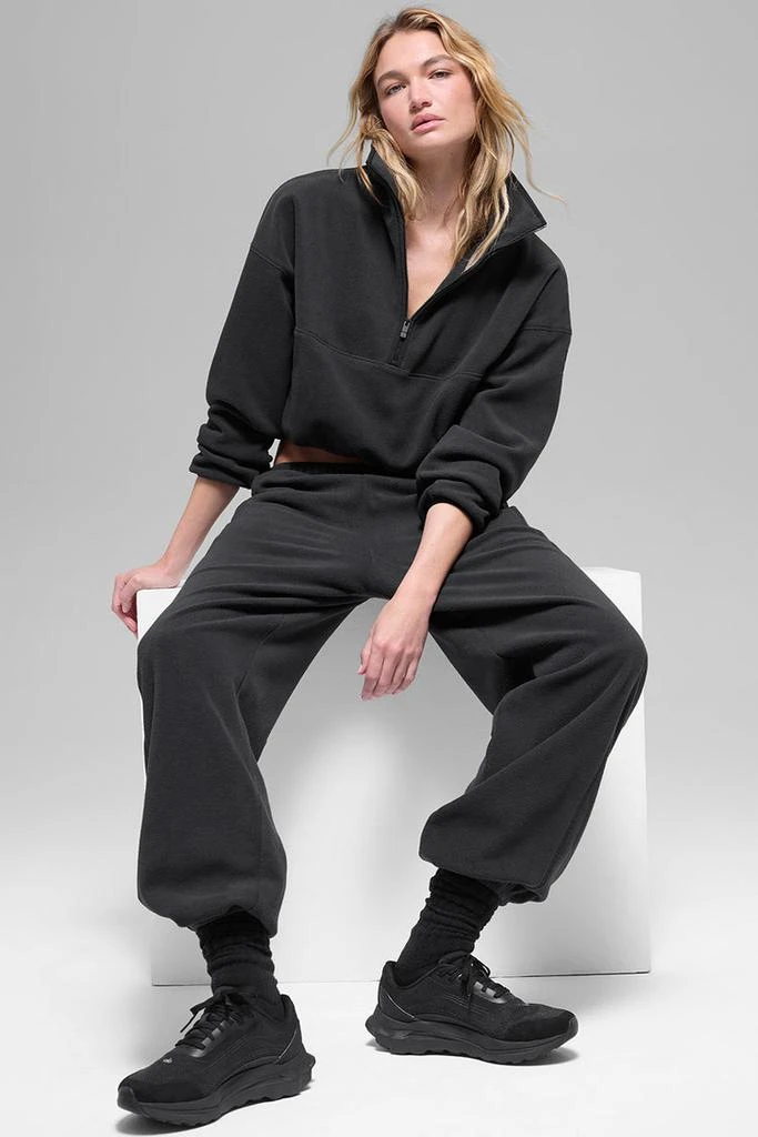 Alo Polar Fleece Retreat Cover Up - Black 5