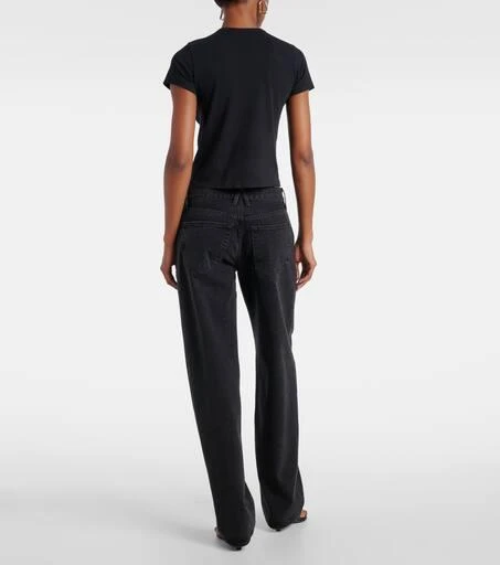SLVRLAKE Cropped cotton jersey T-shirt 3