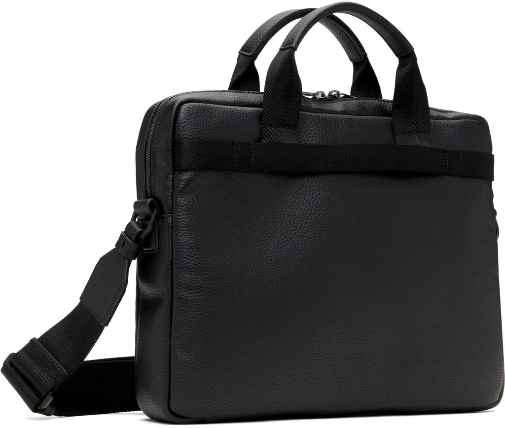 Hugo Boss Black Grained Faux-Leather Document Briefcase 3