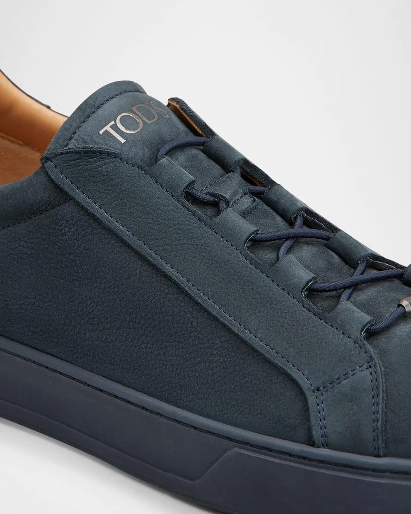 Tod's Men's Sportivo Elastico Leather Low-Top Sneakers 4