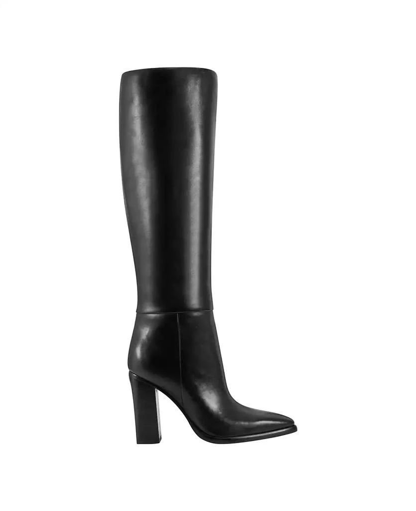 Marc Fisher Women's Lannie Pointy Toe Block Heel Knee High Dress Boots 2