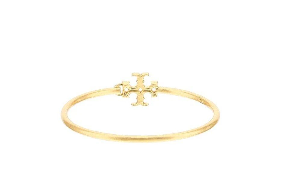 Tory Burch Tory Burch Eleanor Hinged Double-T Cuff 2