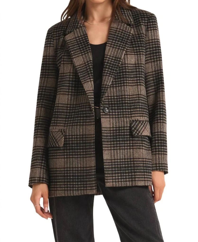 Z Supply Z Supply - Kingston Relaxed Plaid Blazer 1