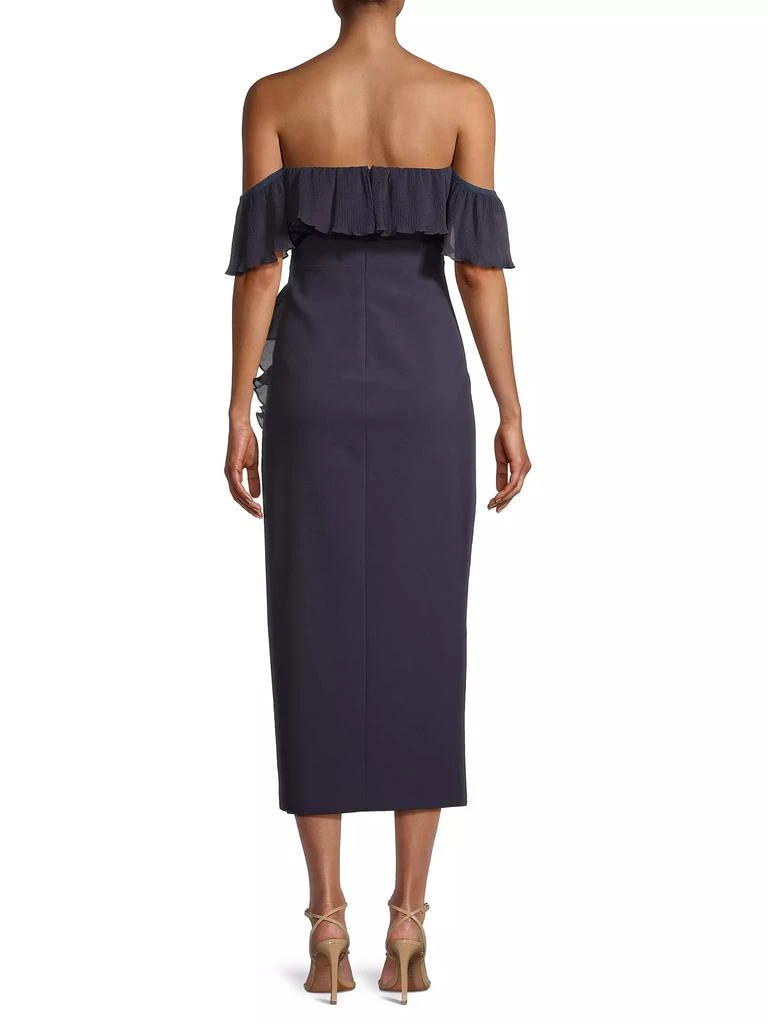 Likely Aldave Off-The-Shoulder Ruffled Midi-Dress 5