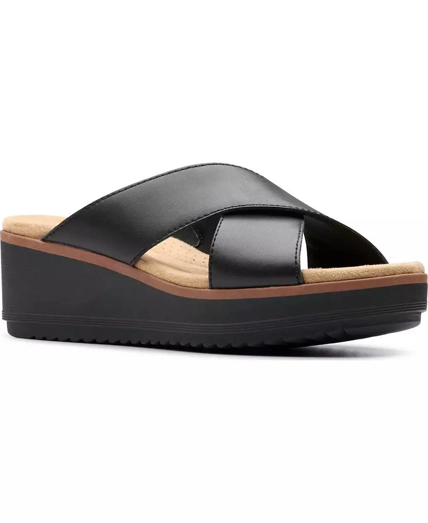 Clarks Collection Women's Wrenly Ivy Wedge Sandals 1