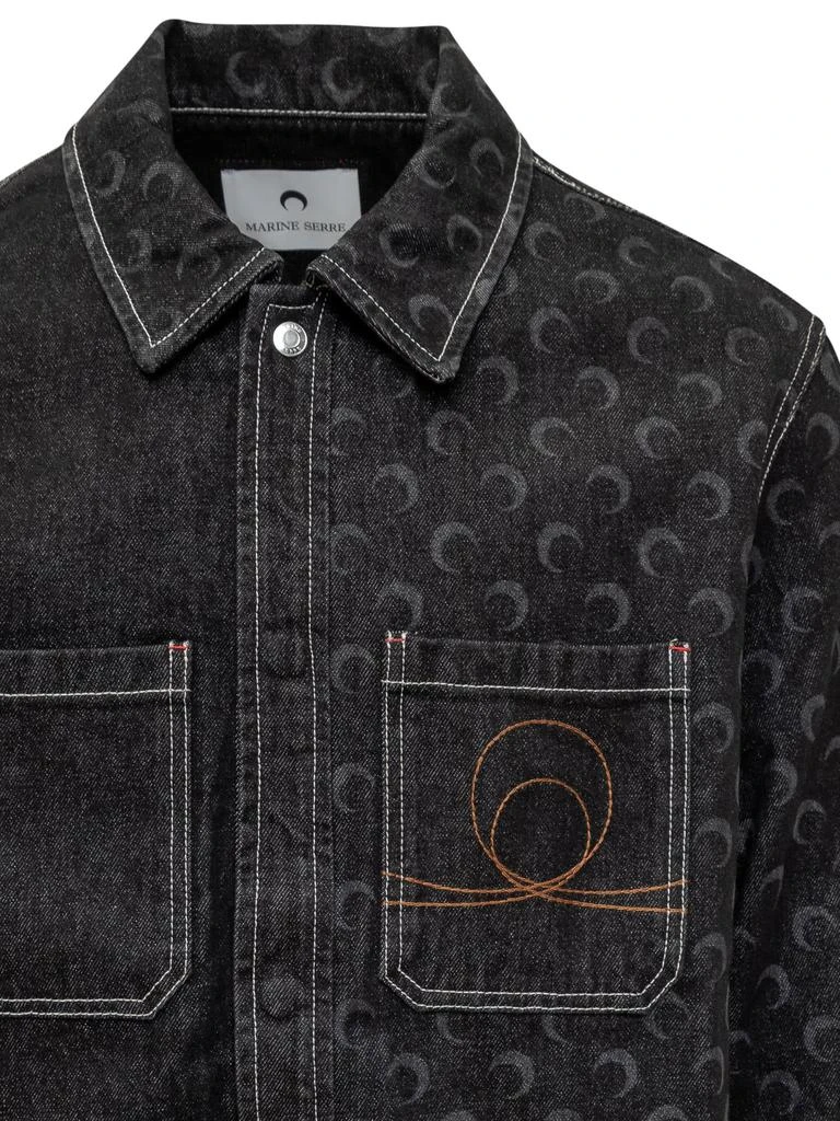 MARINE SERRE Denim Shirt 4