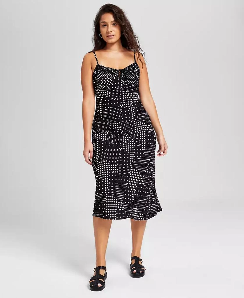 And Now This Women's Printed Sleeveless Midi Dress 1