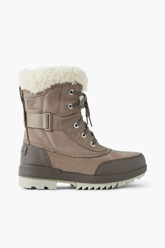 SOREL Tivoli™ II Parc shearling-trimmed leather ankle boots