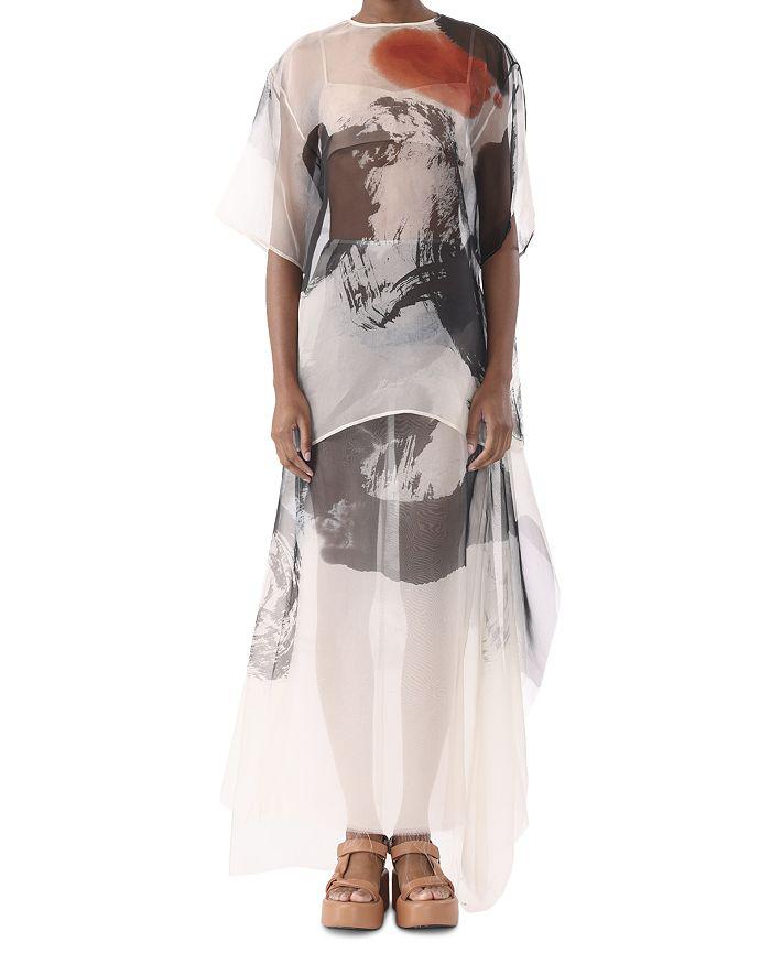 Jason Wu Silk Organza Maxi Skirt