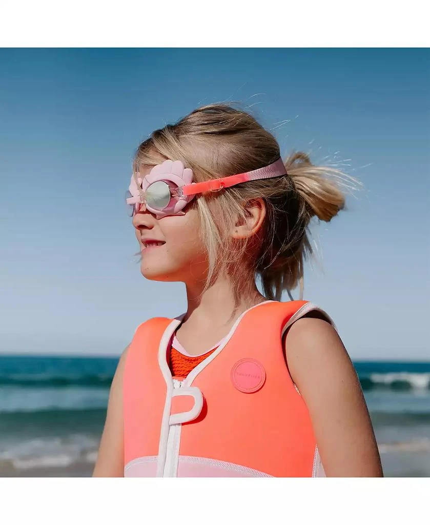 Sunnylife Mini Swim Goggles: Melody the Mermaid - Neon Strawberry 4
