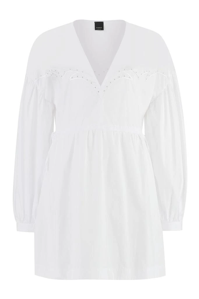 PINKO Pinko Ace Ventura V-Neck Mini Dress 1