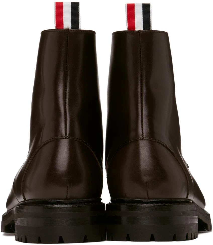 Brown Commando Sole Apron Stitch Boots – On Sale Now with Up  display picture 3