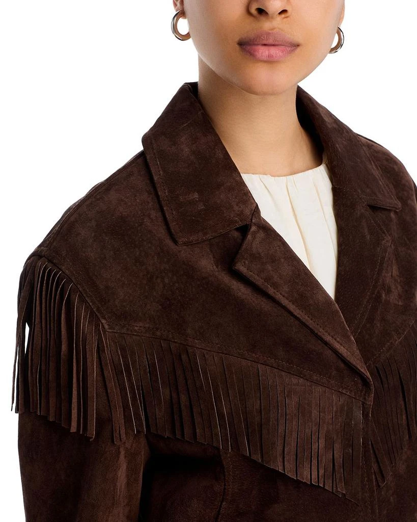 Blank NYC Suede Fringe Jacket 6