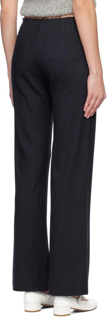 Paloma Wool Navy Sienna Trousers 3