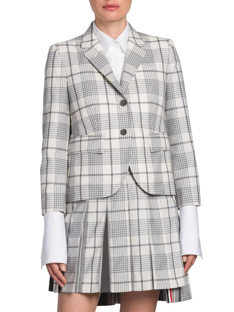 Thom Browne Fit 3 Hairline Check Wool Sport Coat 1