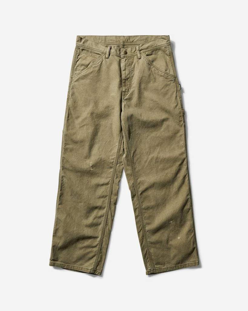 NEIGHBORHOOD Men's Duck Painter Pants Olive Drab 1