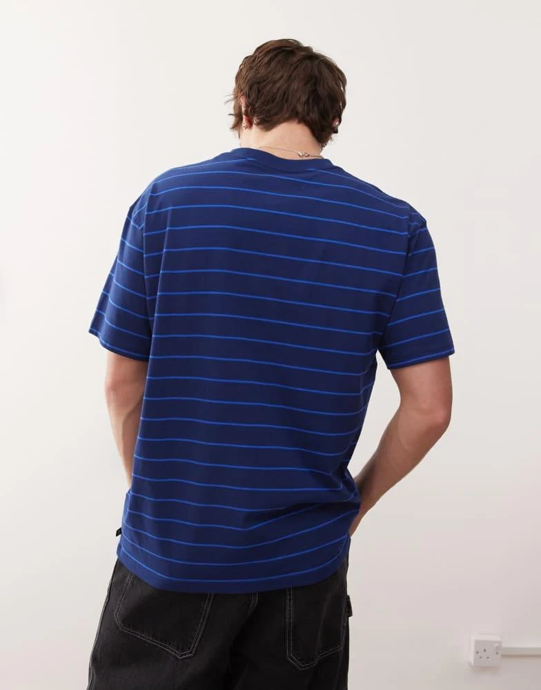 NIKE Nike SB stripe t-shirt in navy 4