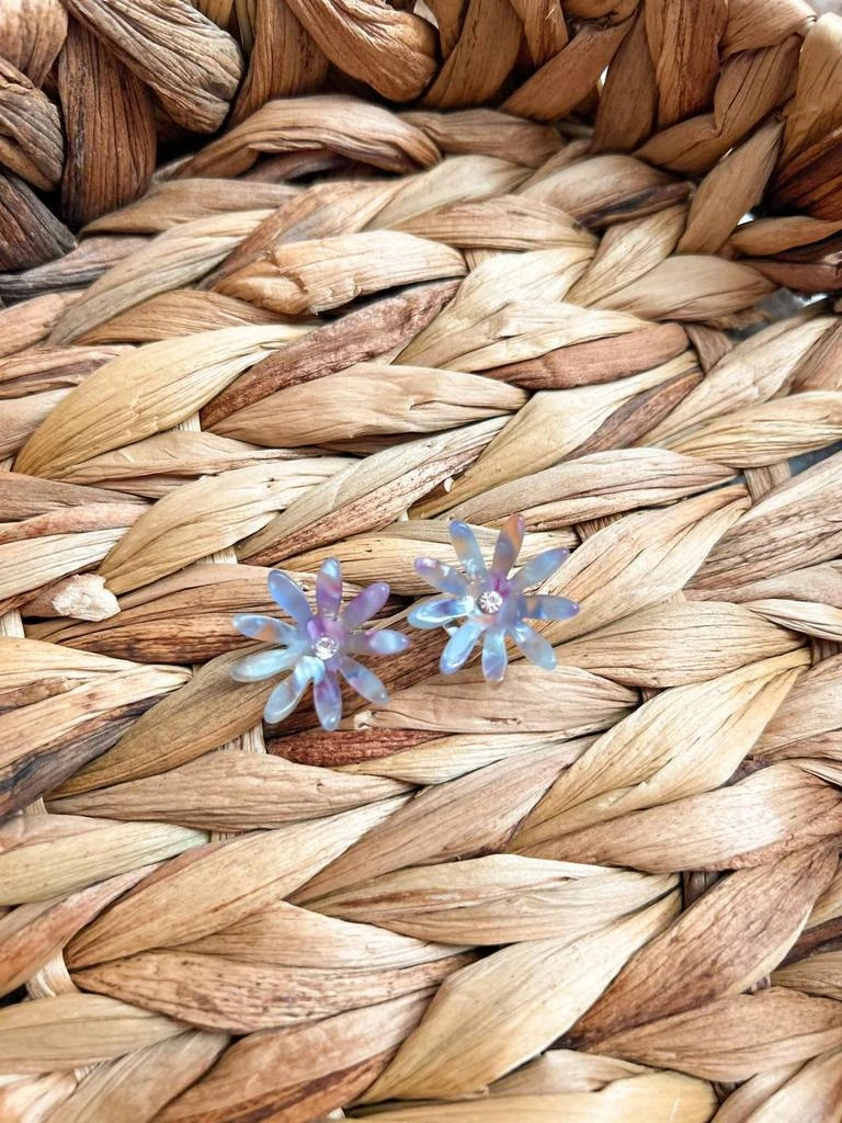 White Label White Label - Women
s Pastel Flower Studs Earrings 2